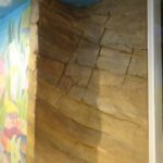 2017-12_千葉県_行徳市_コンパス幼保園_幼保園_エージング塗装_モルタル造形_特殊塗装